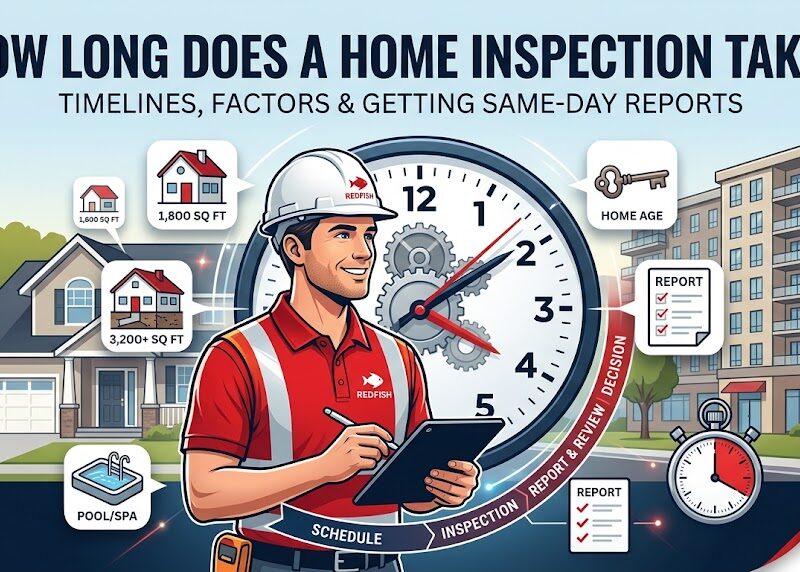 home inspection timeline, how long is a home inspection, Texas home inspection, buyer home inspection