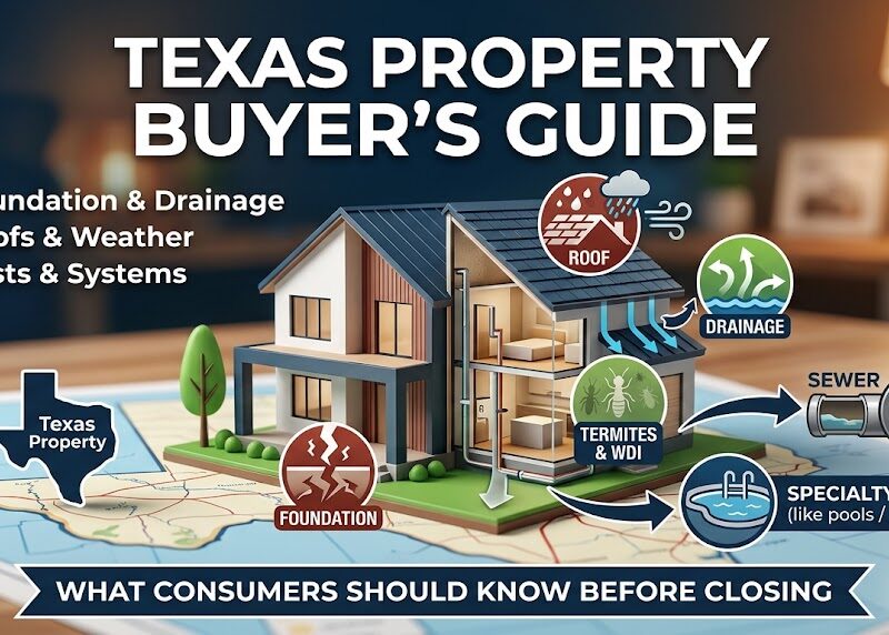 buying property in Texas, Texas home inspection, what to know before buying a house in Texas, Texas property inspection