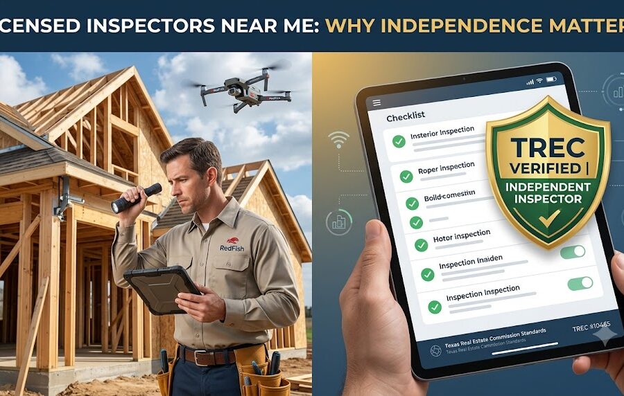 Texas buyers need an inspector who is properly licensed, insured, qualified for the property, and hired to report findings to the buyer. That distinction becomes especially important with new construction, seller-provided reports, and inspections arranged by someone whose interests may differ from yours.