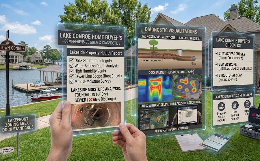 Redfish Inspection - Buying a Home Near Lake Conroe What Every Buyer Should Know