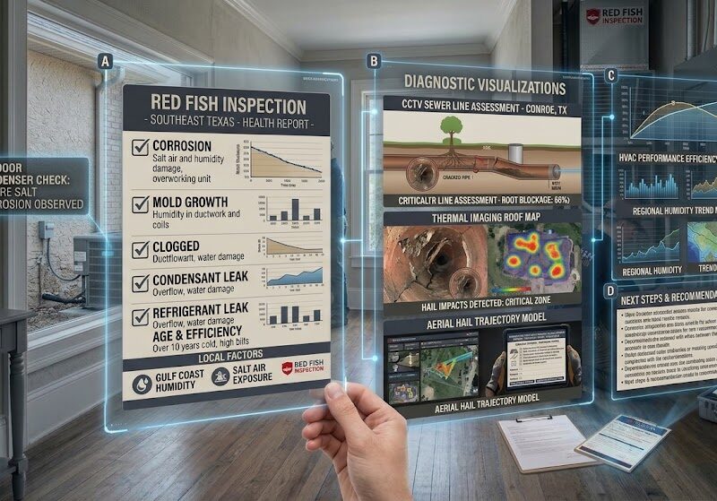 Redfish inspection - Common HVAC Issues Found in Southeast Texas Homes