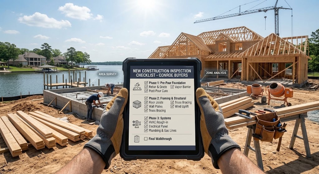 New Construction Inspection Checklist for Conroe