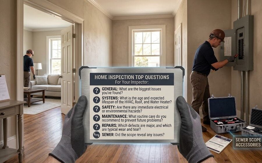 Redfish inspection - Top Questions to Ask During a Home Inspection